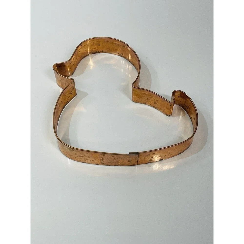 3 Williams Sonoma Copper Cookie Cutters Spider Bee & Duck Halloween